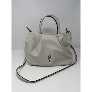 Simply Vera by Vera Wang Loxley Satchel Handbag w/ Crossbody, Cream Purse